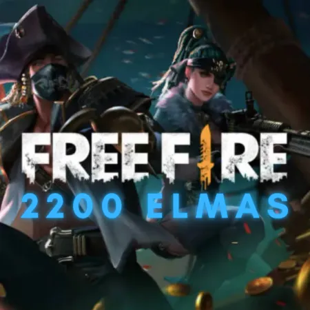 Free Fire 2200 Elmas